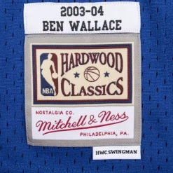 Swingman Jersey Detroit Pistons 2003-04 Ben Wallace