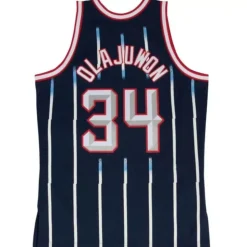 Swingman Jersey Houston Rockets Road 1996-97 Hakeem Olajuwon