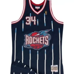 Swingman Jersey Houston Rockets Road 1996-97 Hakeem Olajuwon