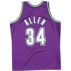 Swingman Jersey Milwaukee Bucks Road 2000-01 Ray Allen