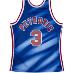 Swingman Jersey New Jersey Nets 1990-91 Drazen Petrovic