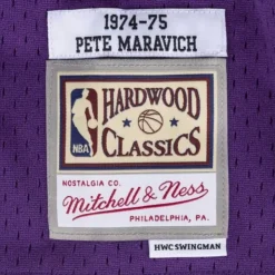 Swingman Jersey New Orleans Jazz Road 1974-75 Pete Maravich