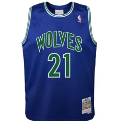 Swingman Kevin Garnett Minnesota Timberwolves Road 1995-96 Jersey