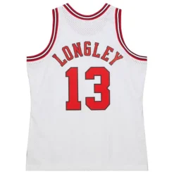 Swingman Luc Longley Chicago Bulls White 1997-98 Jersey