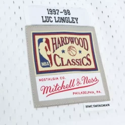 Swingman Luc Longley Chicago Bulls White 1997-98 Jersey