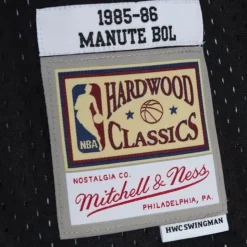 Swingman Manute Bol Washington Bullets 1985-86 Jersey