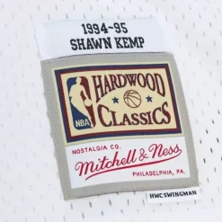 Swingman Shawn Kemp Seattle Supersonics Home 1994-95 Jersey
