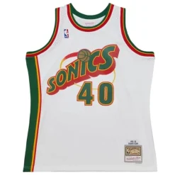 Swingman Shawn Kemp Seattle Supersonics Home 1995-96 Jersey
