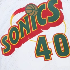 Swingman Shawn Kemp Seattle Supersonics Home 1995-96 Jersey