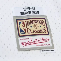 Swingman Shawn Kemp Seattle Supersonics Home 1995-96 Jersey