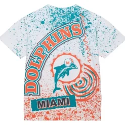 Team Burst Sublimated S/S Tee Miami Dolphins