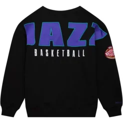 Team First Satin Fleece Crew Utah Jazz