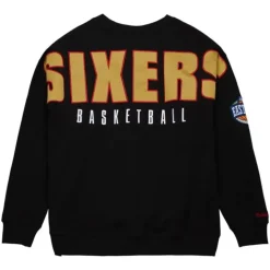 Team First Satin Fleece Crew Philadelphia 76Ers