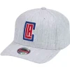 Team Heather Classic Red Snapback Los Angeles Clippers