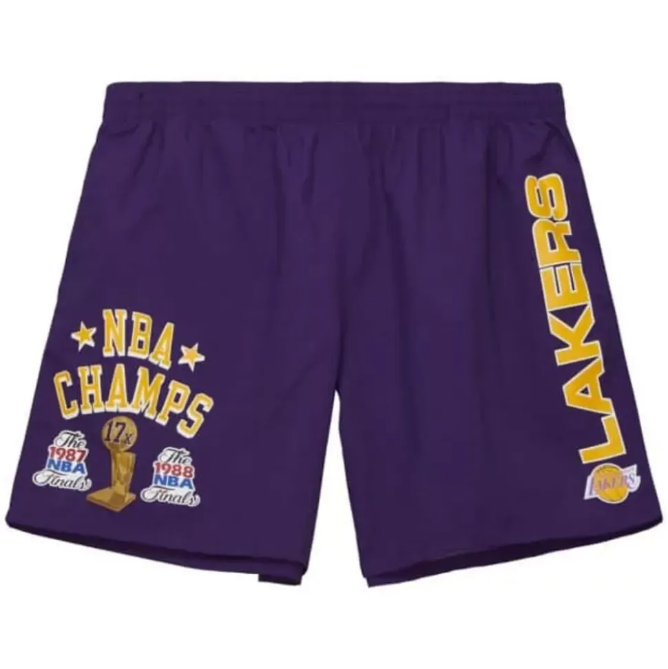 Team Heritage Woven Short Los Angeles Lakers
