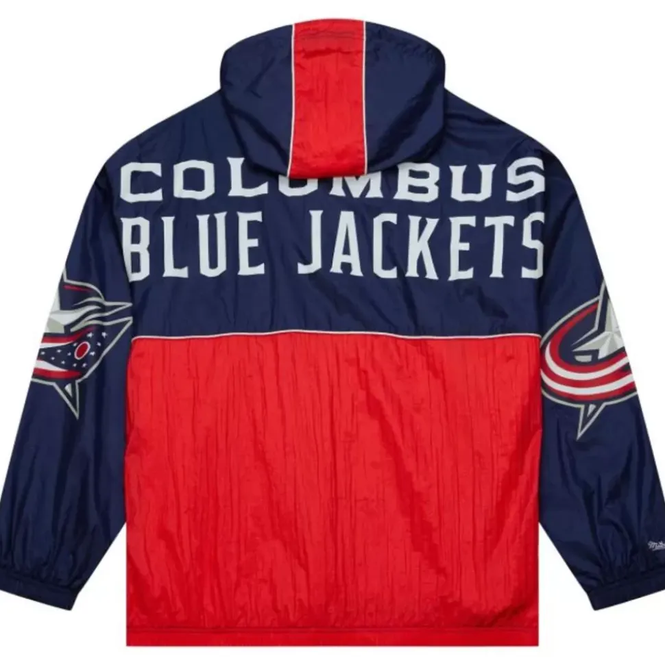 Team Og Anorak Windbreaker Columbus Blue Jackets