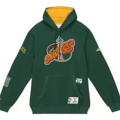 Team Origins Fleece Hoody Seattle Supersonics
