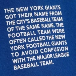 Team Origins Fleece Hoody New York Giants