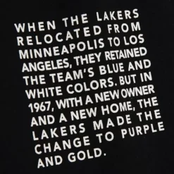 Team Origins Fleece Hoody Los Angeles Lakers