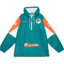 Team Origins Pullover Anorak Miami Dolphins