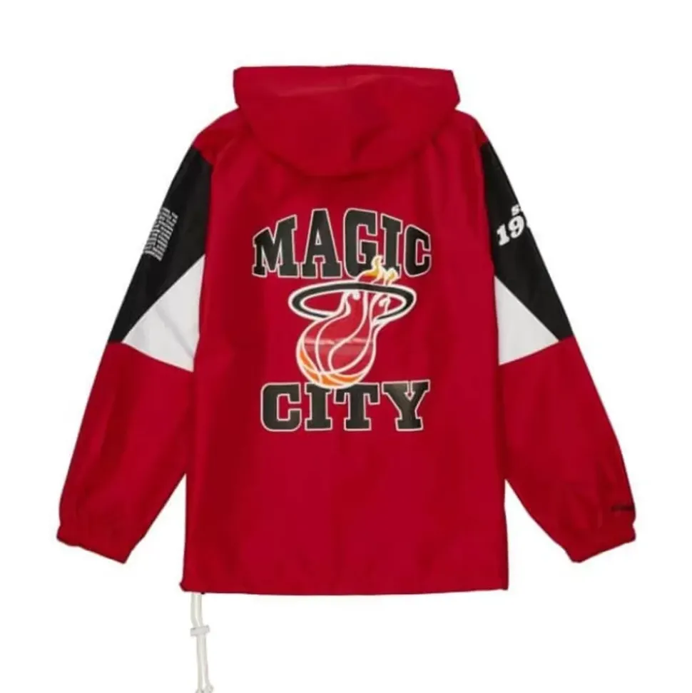 Team Origins Pullover Anorak Miami Heat