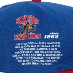 Team Origins Snapback Hwc Philadelphia 76Ers