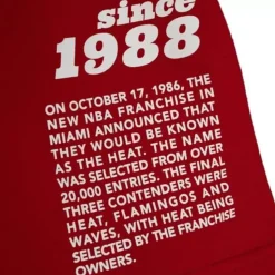 Team Origins S/S Top Miami Heat