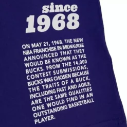 Team Origins S/S Top Milwaukee Bucks