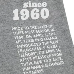 Team Origins S/S Top Oakland Raiders