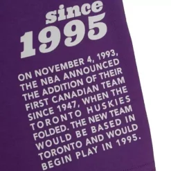 Team Origins S/S Top Toronto Raptors