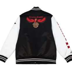 Team Origins Varsity Satin Jacket Atlanta Hawks