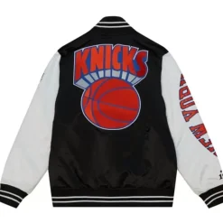 Team Origins Varsity Satin Jacket New York Knicks