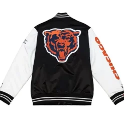 Team Origins Varsity Satin Jacket Chicago Bears
