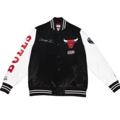 Team Origins Varsity Satin Jacket Chicago Bulls