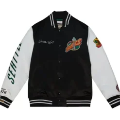 Team Origins Varsity Satin Jacket Seattle Supersonics