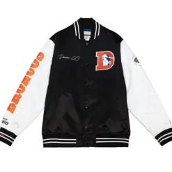 Team Origins Varsity Satin Jacket Denver Broncos