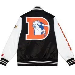 Team Origins Varsity Satin Jacket Denver Broncos