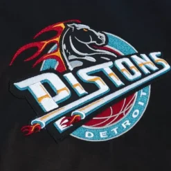 Team Origins Varsity Satin Jacket Detroit Pistons