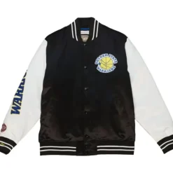 Team Origins Varsity Satin Jacket Golden State Warriors