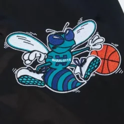 Team Origins Varsity Satin Jacket Charlotte Hornets