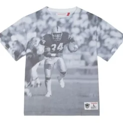 4Th And Goal Sublimated S/S Tee Los Angeles Raiders Bo Jackson
