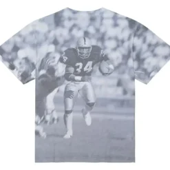 4Th And Goal Sublimated S/S Tee Los Angeles Raiders Bo Jackson