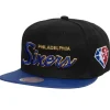 75Th Anniversary Gold Snapback Philadelphia 76Ers