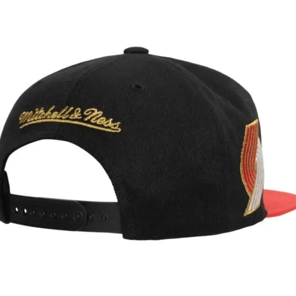 75Th Anniversary Gold Snapback Portland Trail Blazers