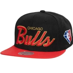 75Th Anniversary Gold Snapback Chicago Bulls