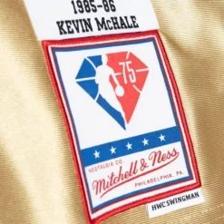 75Th Anniversary Gold Swingman Kevin Mchale Boston Celtics 1985-86 Jersey