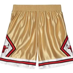 75Th Anniversary Gold Swingman Chicago Bulls 1997-98 Shorts