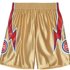 75Th Anniversary Gold Swingman Detroit Pistons 1978-79 Shorts