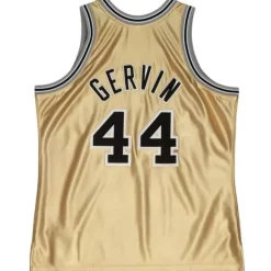 75Th Anniversary Gold Swingman George Gervin San Antonio Spurs 1977-78 Jersey