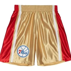 75Th Anniversary Gold Swingman Philadelphia 76Ers 1996-97 Shorts